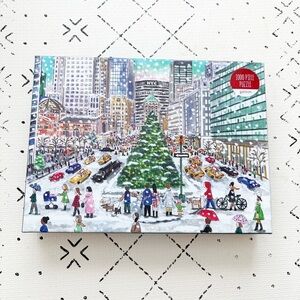 Snowfall on Park Ave 1000 Piece Jigsaw Puzzle 🧩 Christmas Puzzle